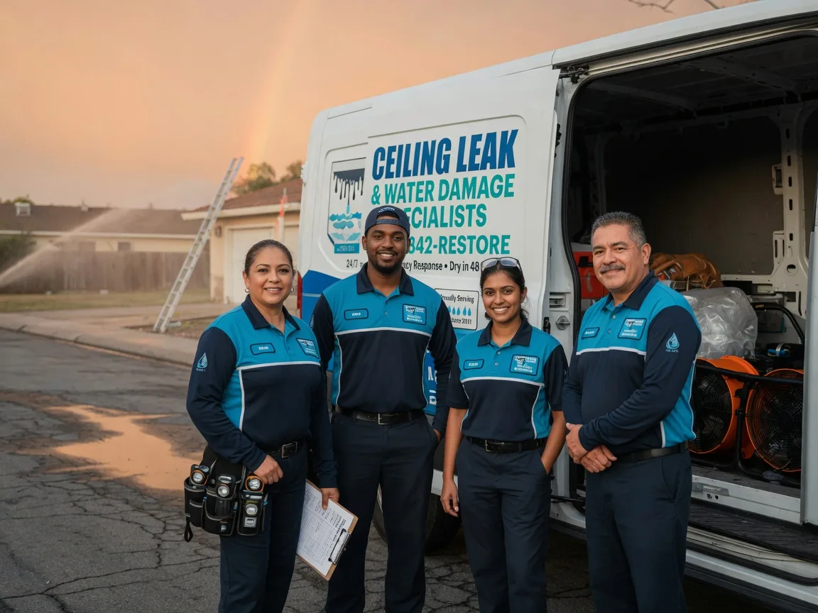Ceiling Leak Cleanup company in Ivor, VA